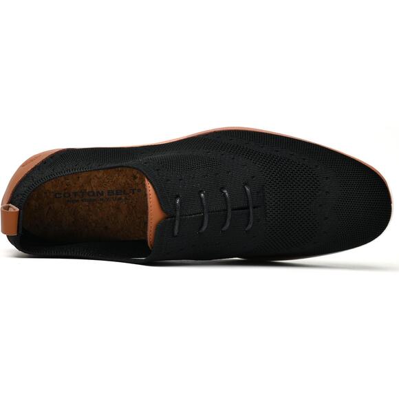 Men\'s Casual Mesh Fashion Sneakers - Comfortable Slip-On Oxfords, Size 12 main image 7